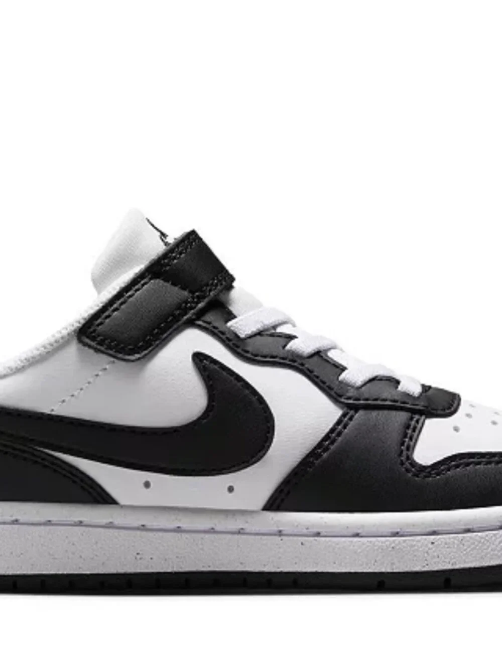 Nike Court Borough Low Recraft Kids' Sneakers Black and White size 2.5 Youth